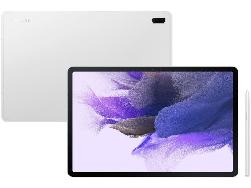 Galaxy Tab S7 128GB シルバー SIMフリー Tablet Samsung Galaxy Tab S7 FE 12,4” 4G Wi-Fi - 128GB Android Câm